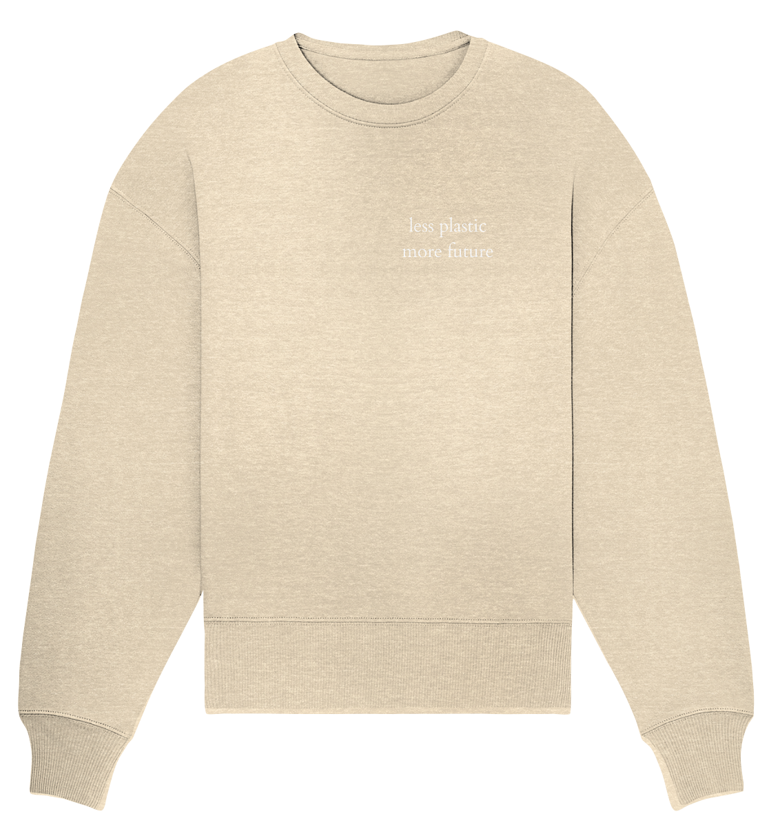 Less Plastic - More Future - Relaxed Sweatshirt
