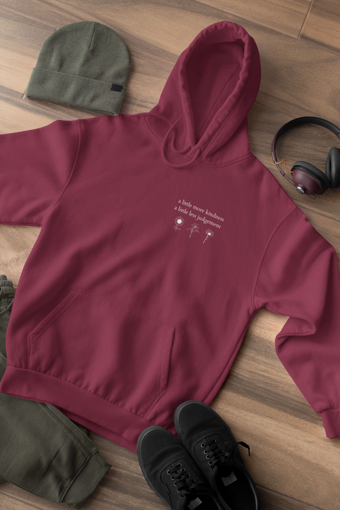 A little more kindness - A little less judgement - Unisex Hoodie