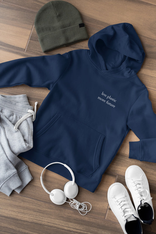 Less Plastic - More Future - Kids Hoodie