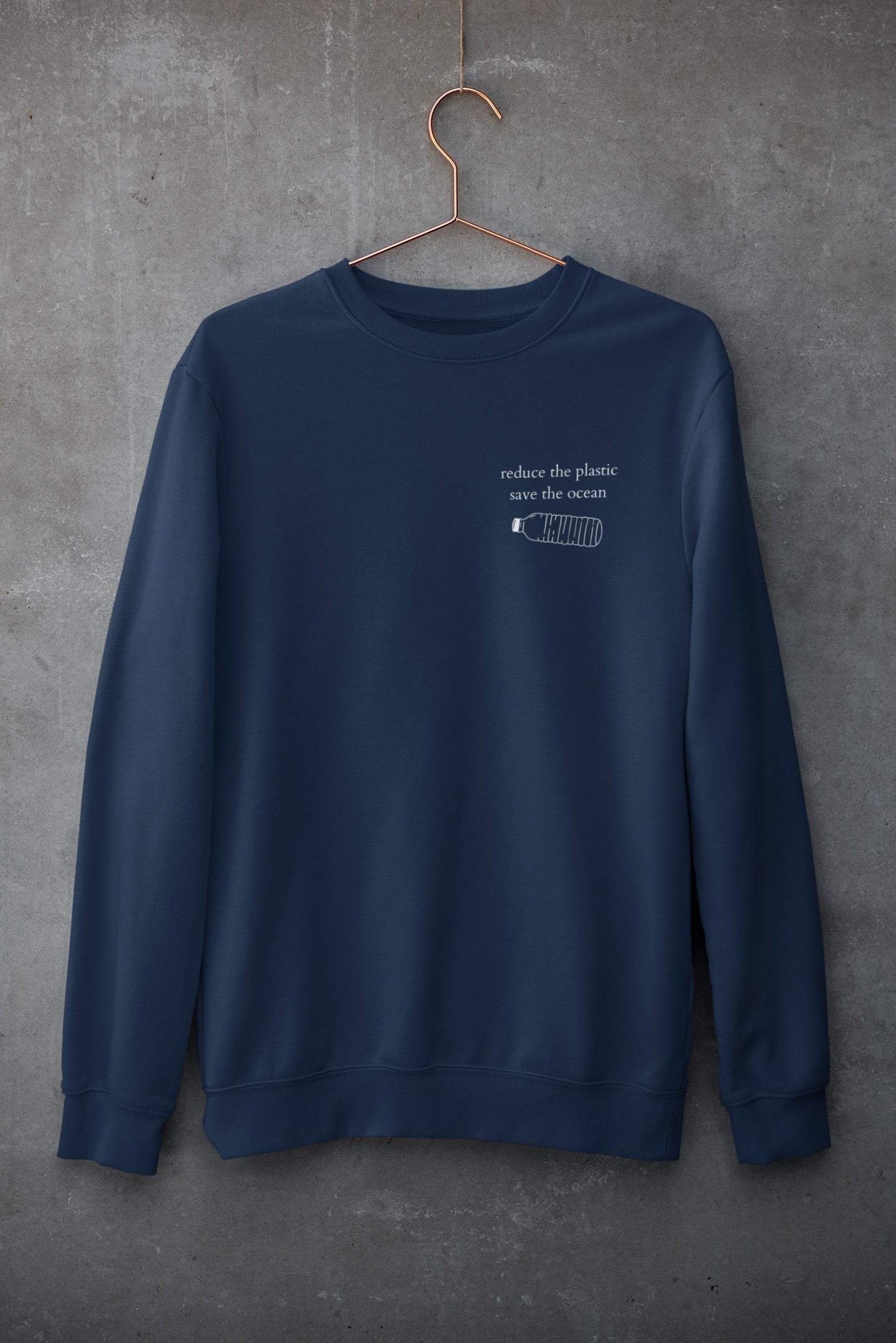 Reduce the Plastic - Save the Ocean - Relaxed Sweatshirt