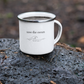 Save the Ocean - Emaille Tasse