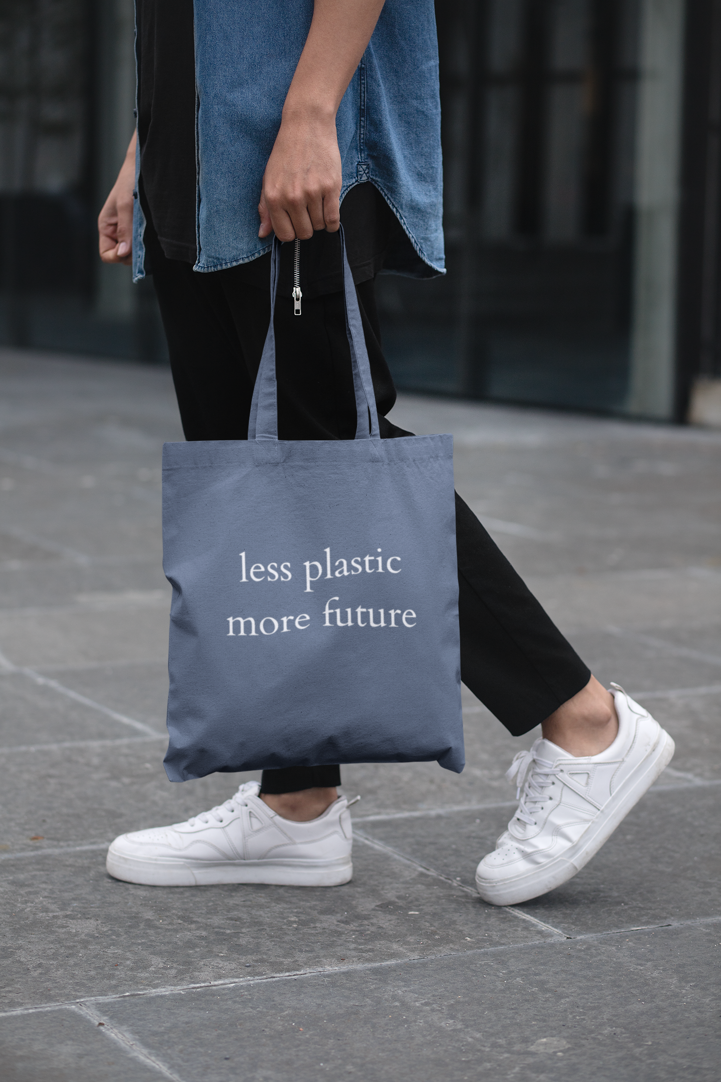 Less Plastic - More Future - Organic Bag