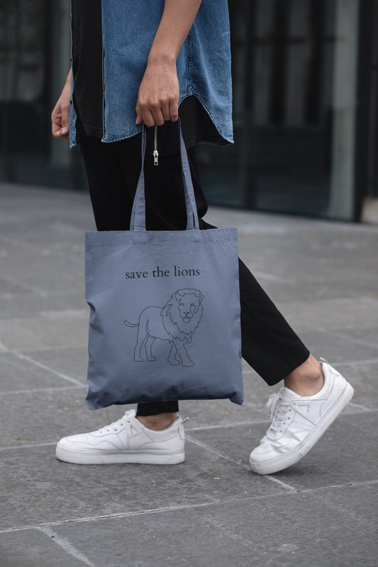 Save the Lions - Organic Bag