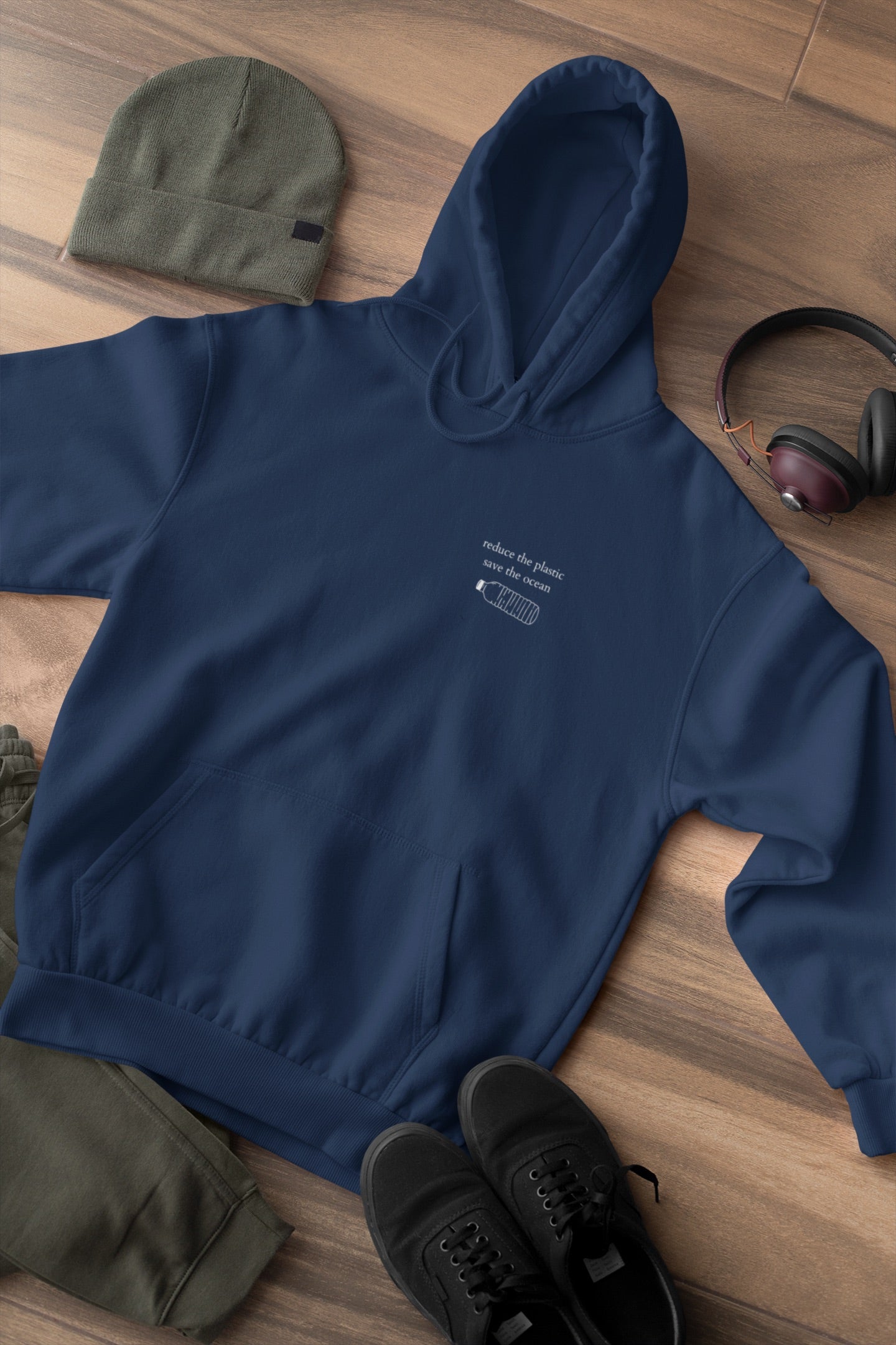 Reduce the Plastic - Save the Ocean - Unisex Hoodie