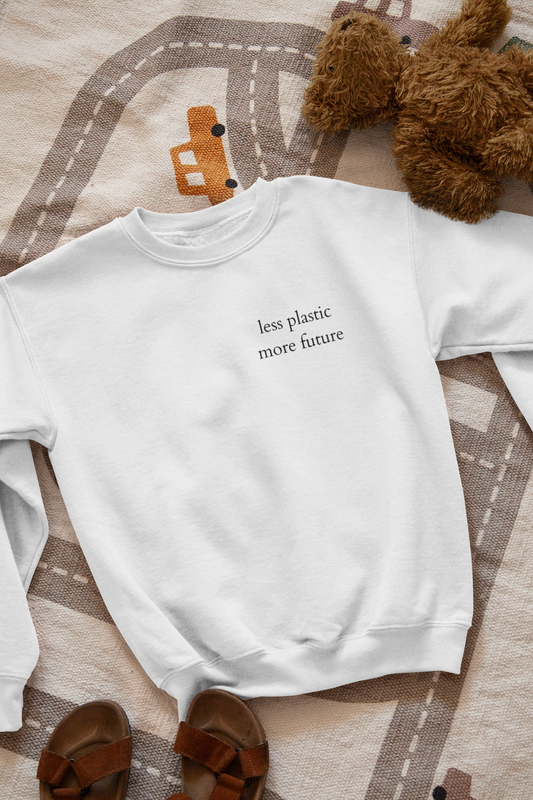 Less Plastic - More Future - Kids Sweatshirt