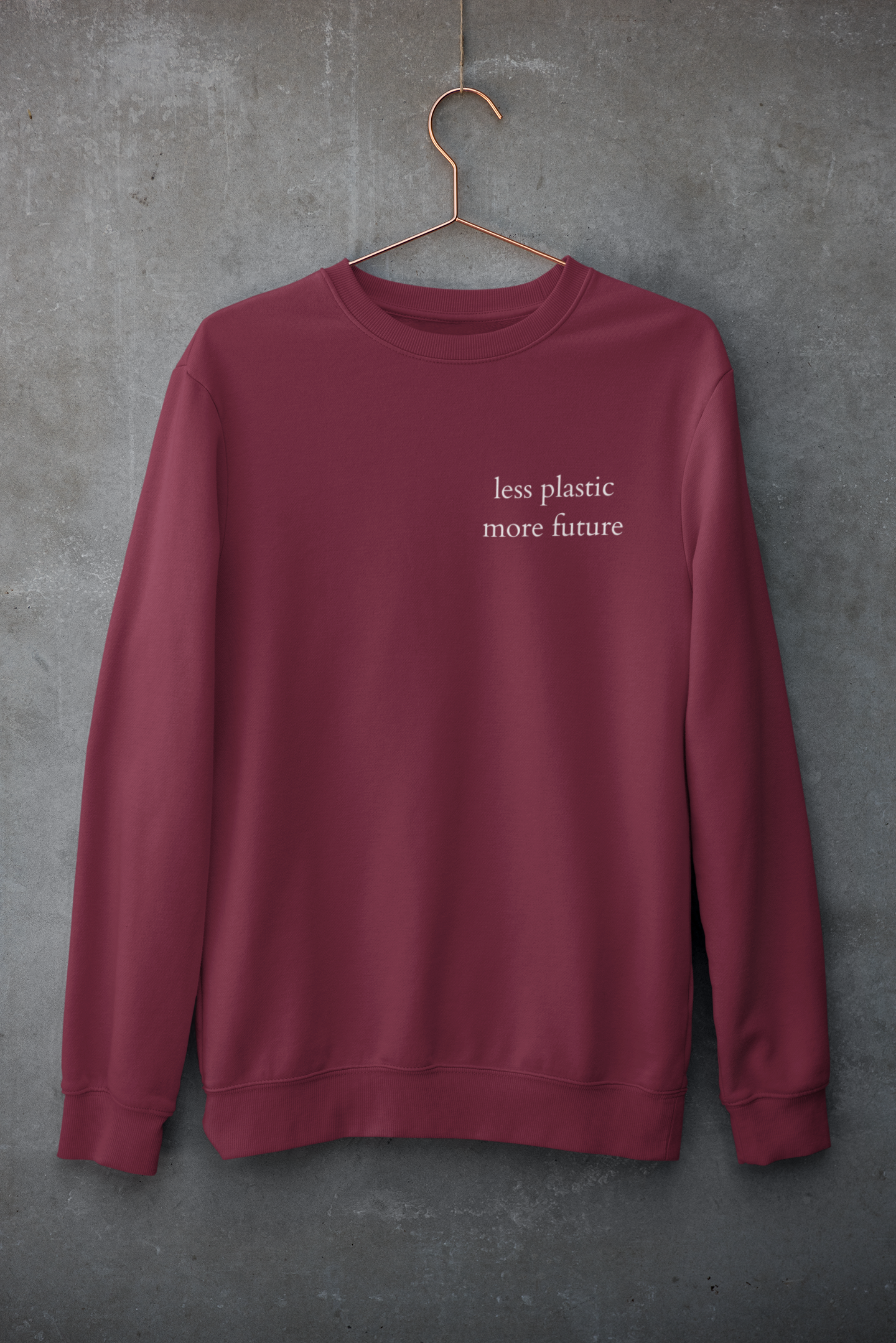 Less Plastic - More Future - Relaxed Sweatshirt