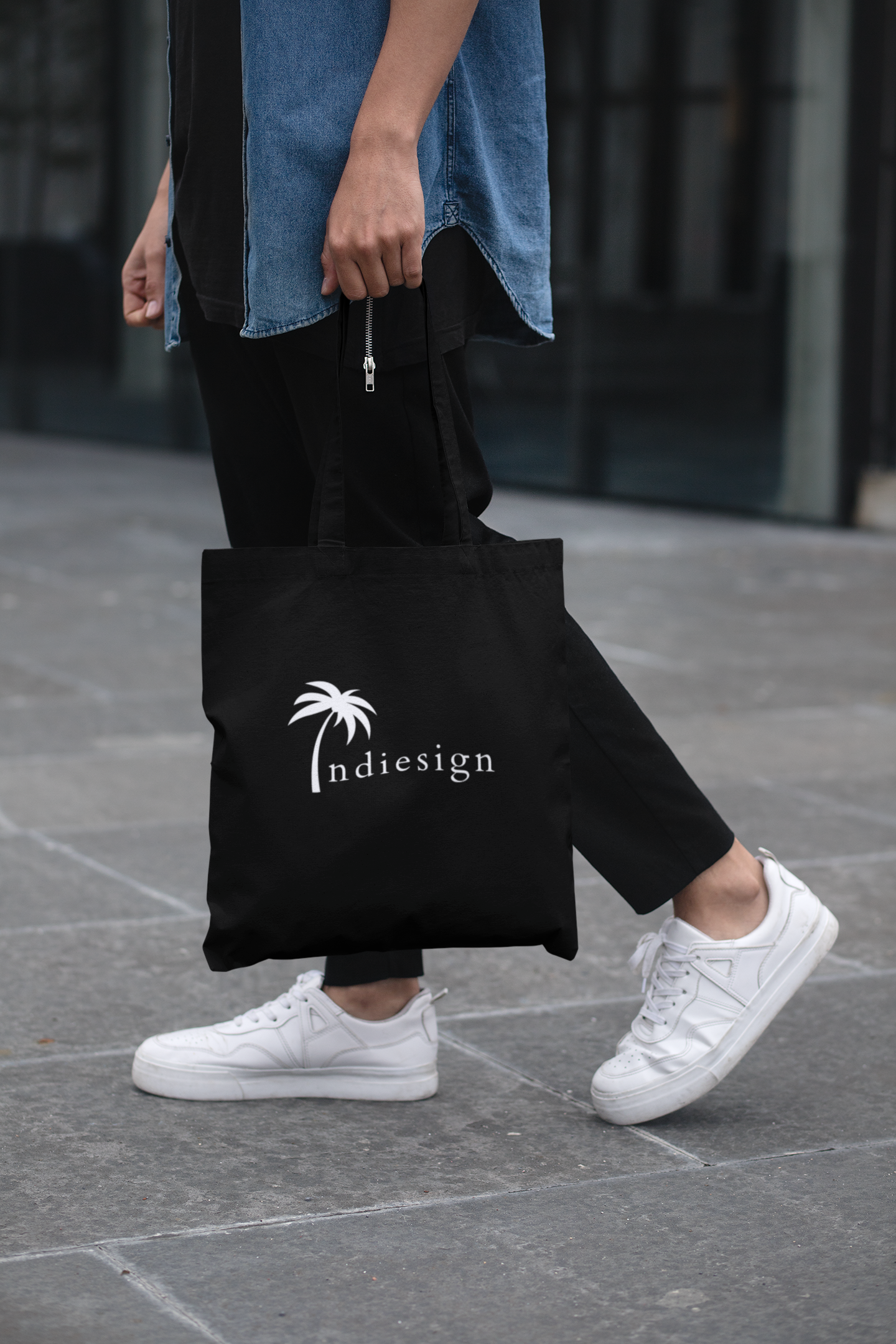 Indiesign Logo - Organic Bag