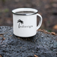 Indiesign Logo - Emaille Tasse