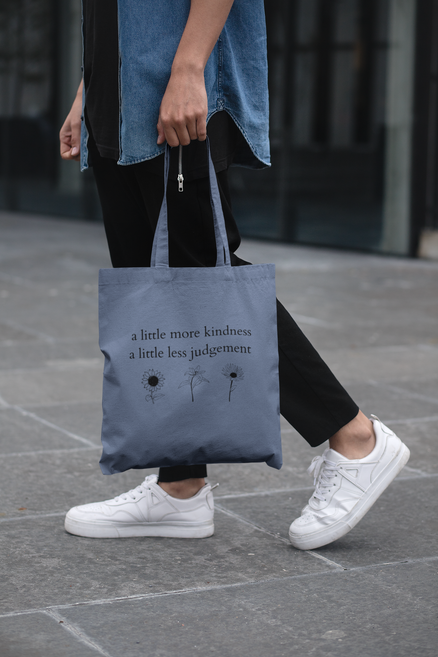 A little more kindness - A little less judgement - Organic Bag