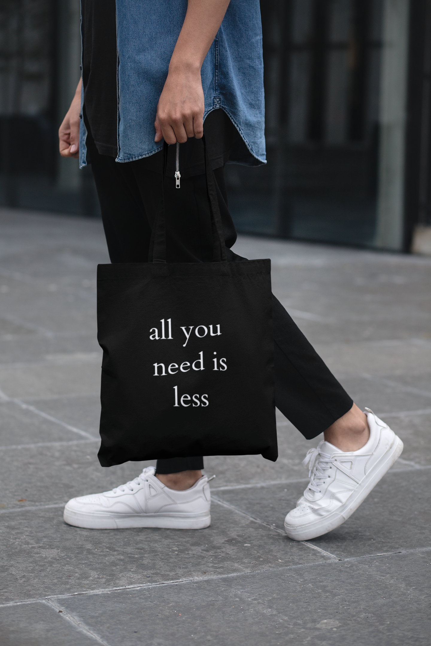 All you need is less - Organic Bag