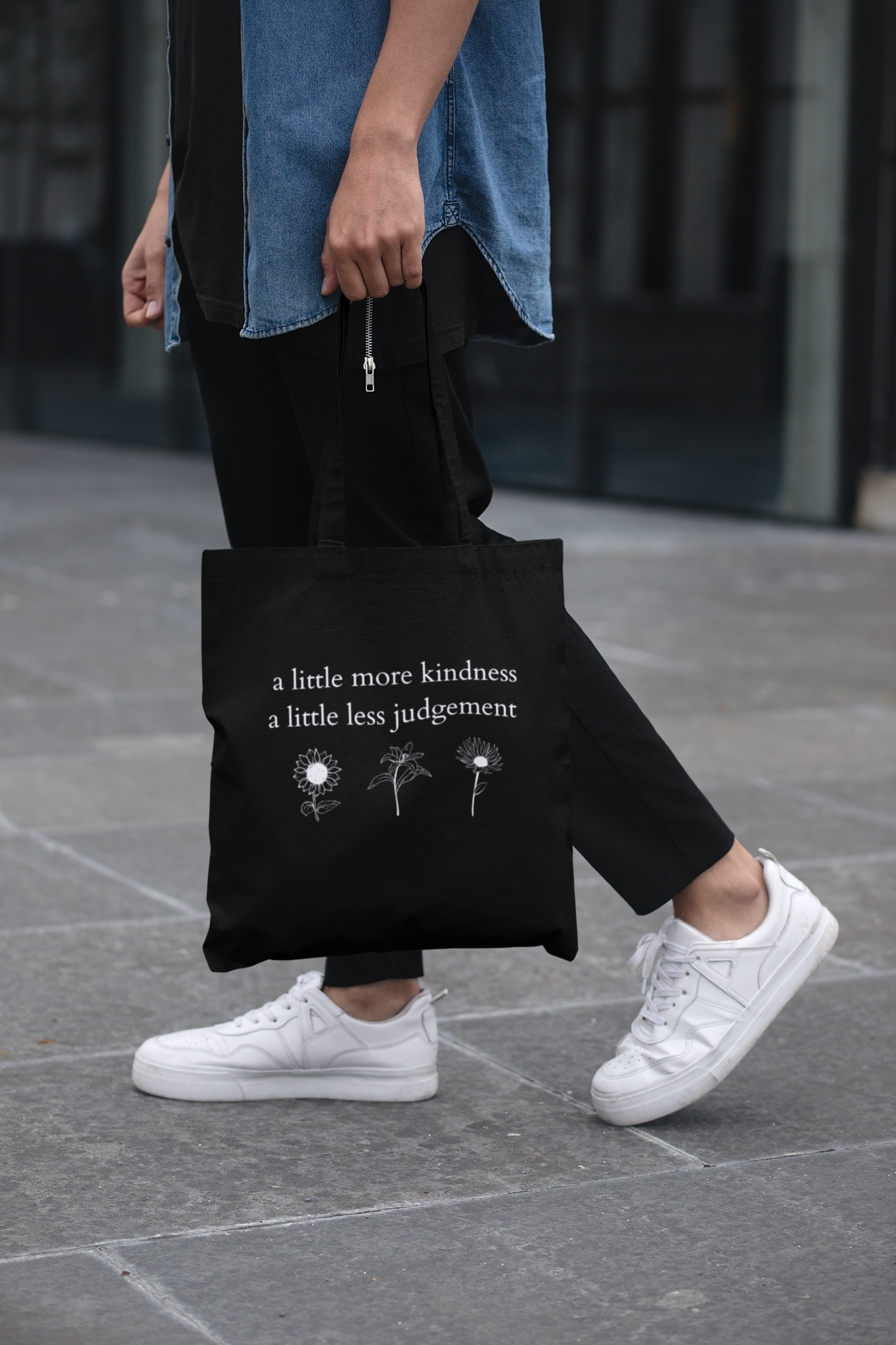 A little more kindness - A little less judgement - Organic Bag