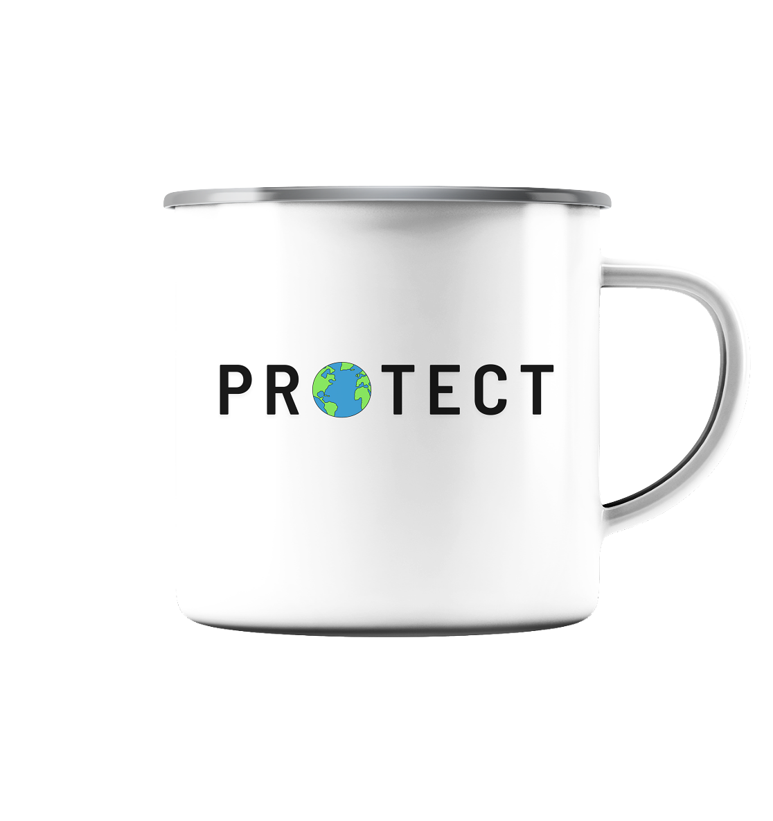 Protect - Emaille Tasse