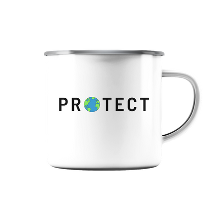 Protect - Emaille Tasse