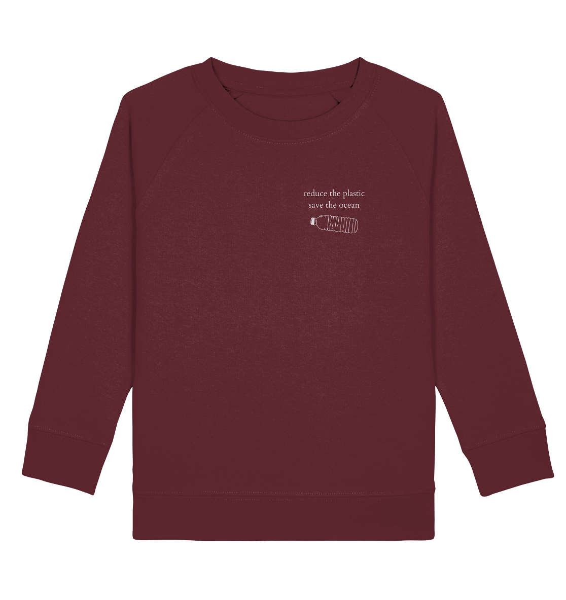 Reduce the Plastic - Save the Ocean - Kids Sweatshirt