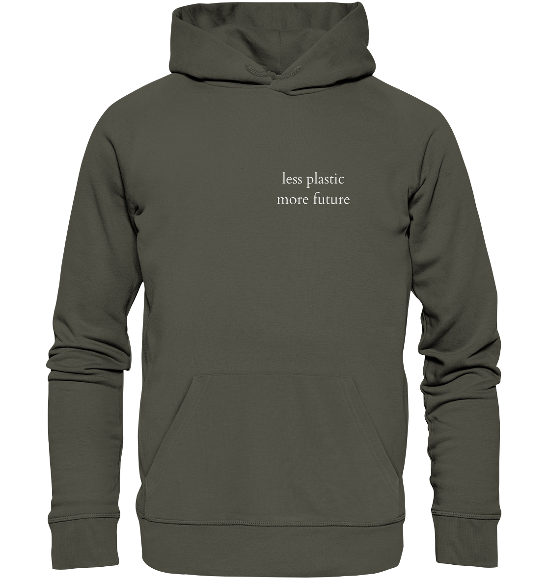 Less Plastic - More Future - Unisex Hoodie