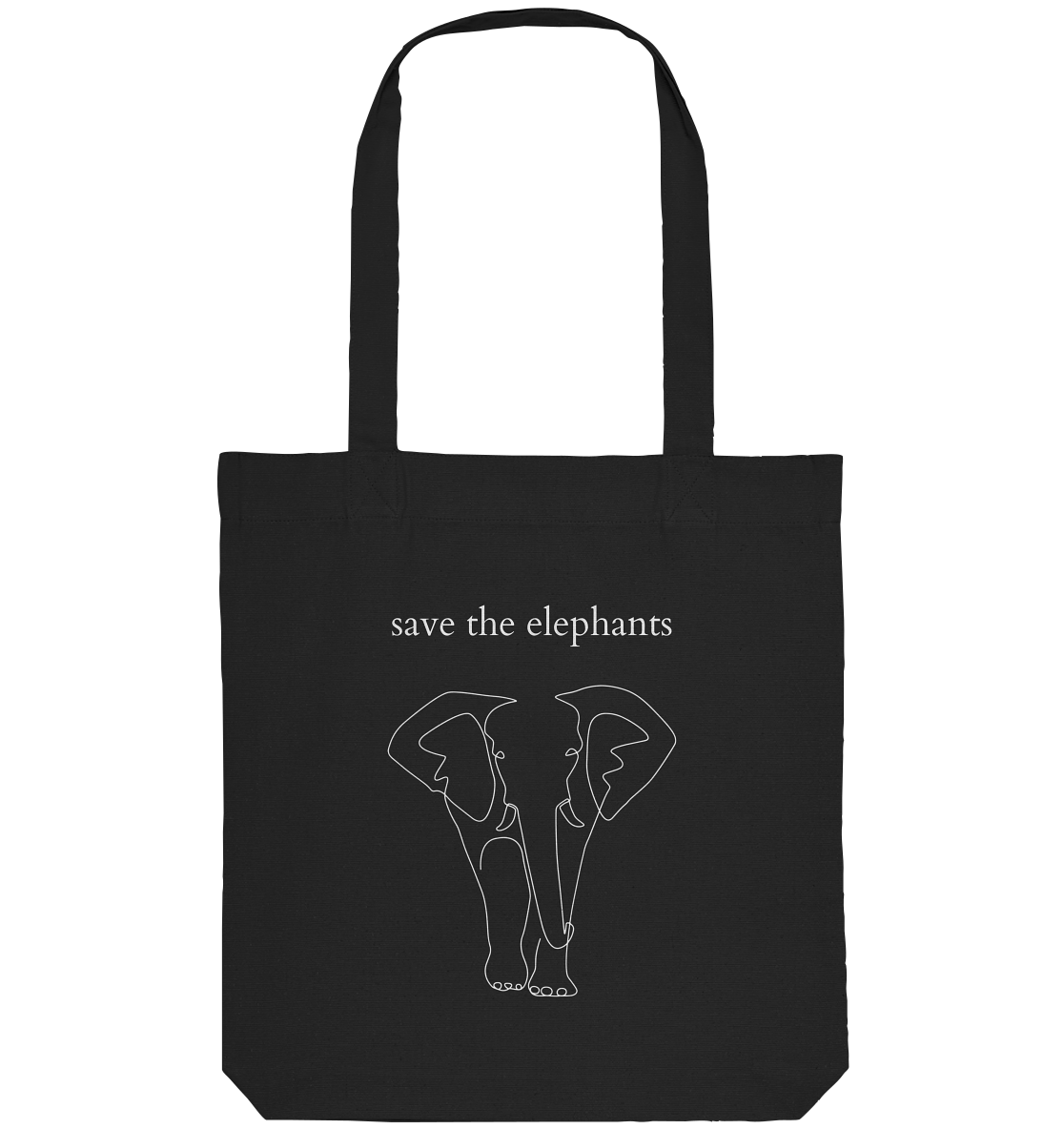 Save the Elephants - Organic Bag