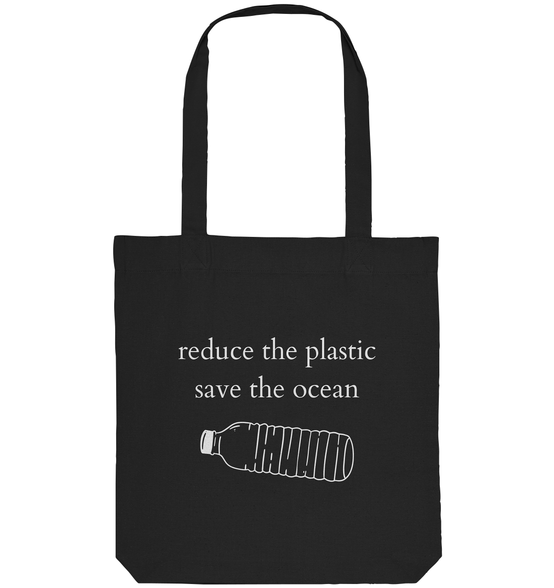 Reduce the Plastic - Save the Ocean - Organic Bag