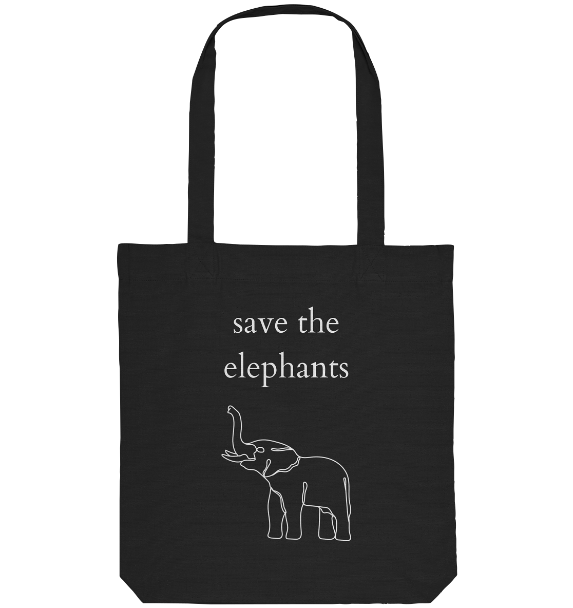 Save the Elephants - Organic Bag