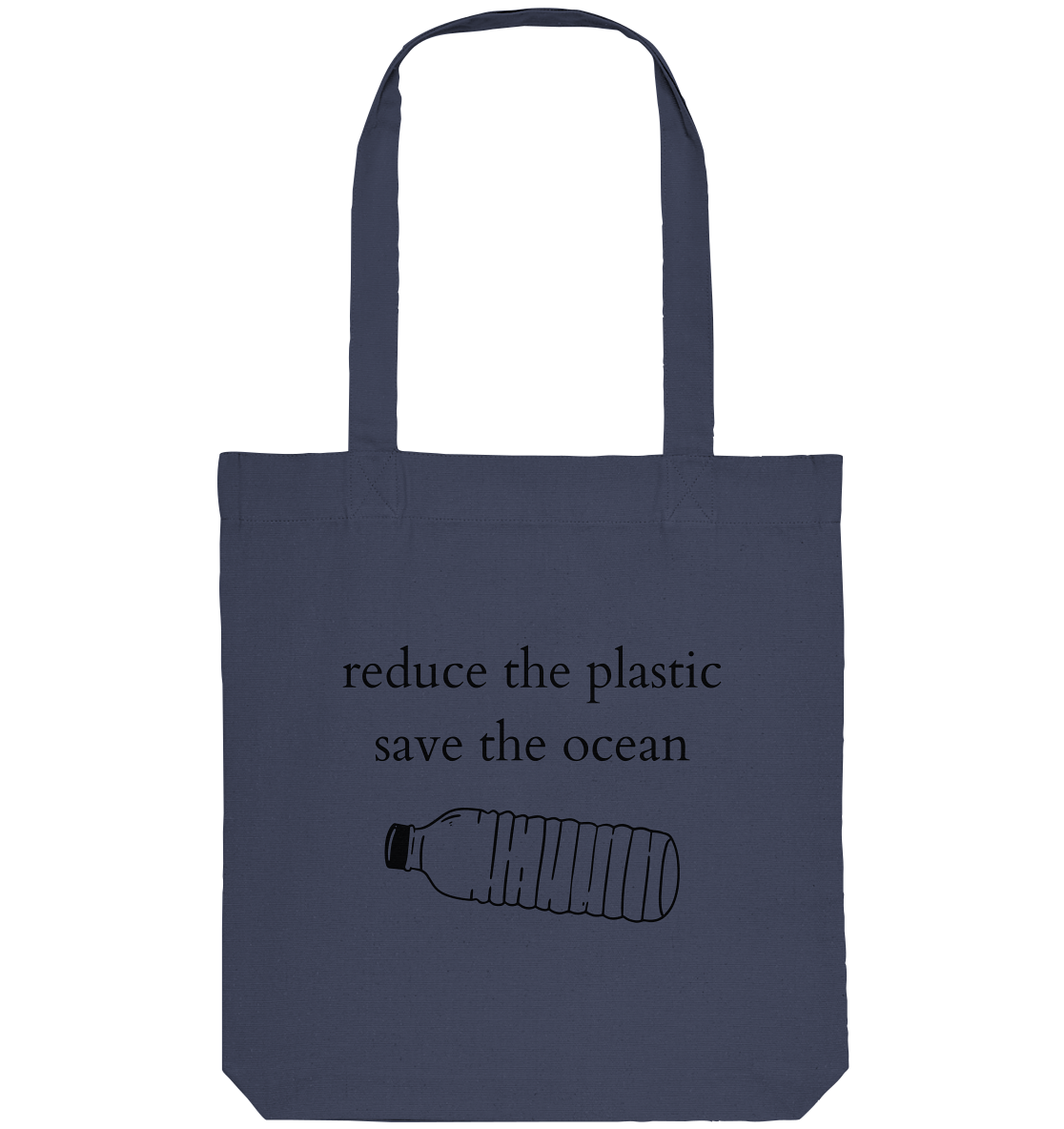 Reduce the Plastic - Save the Ocean - Organic Bag