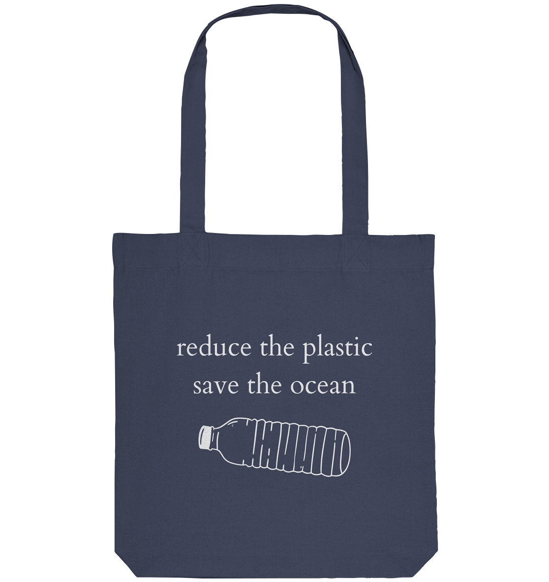 Reduce the Plastic - Save the Ocean - Organic Bag