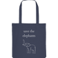 Save the Elephants - Organic Bag