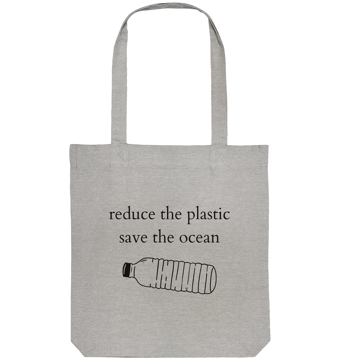 Reduce the Plastic - Save the Ocean - Organic Bag