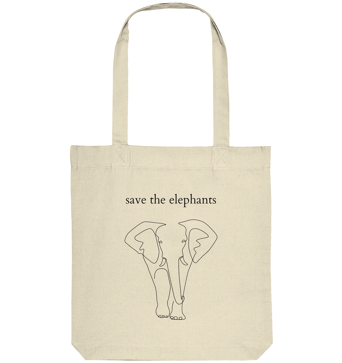 Save the Elephants - Organic Bag