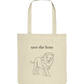 Save the Lions - Organic Bag