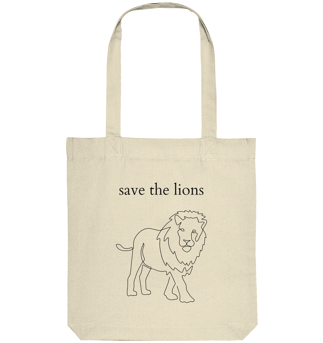 Save the Lions - Organic Bag