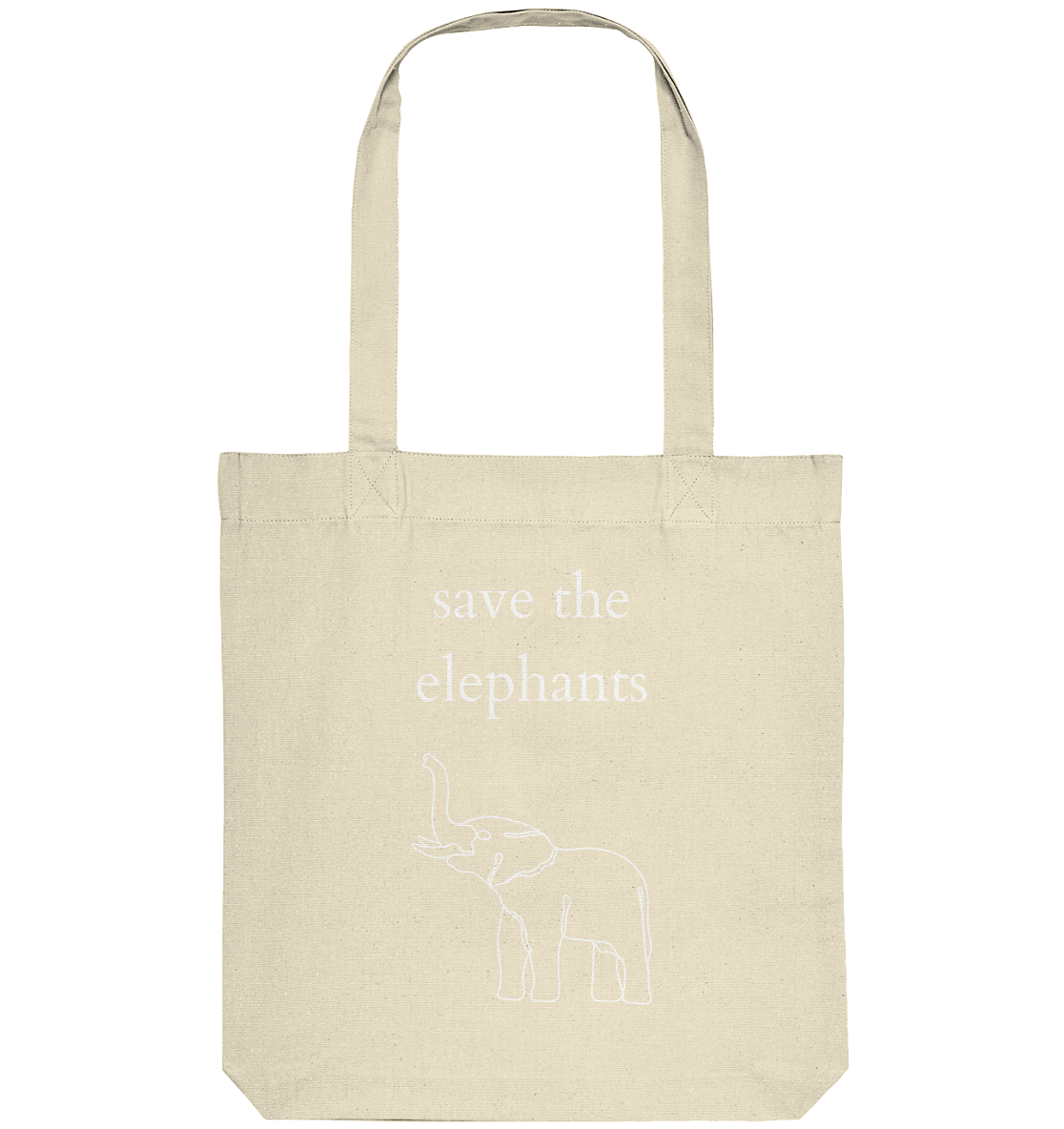 Save the Elephants - Organic Bag