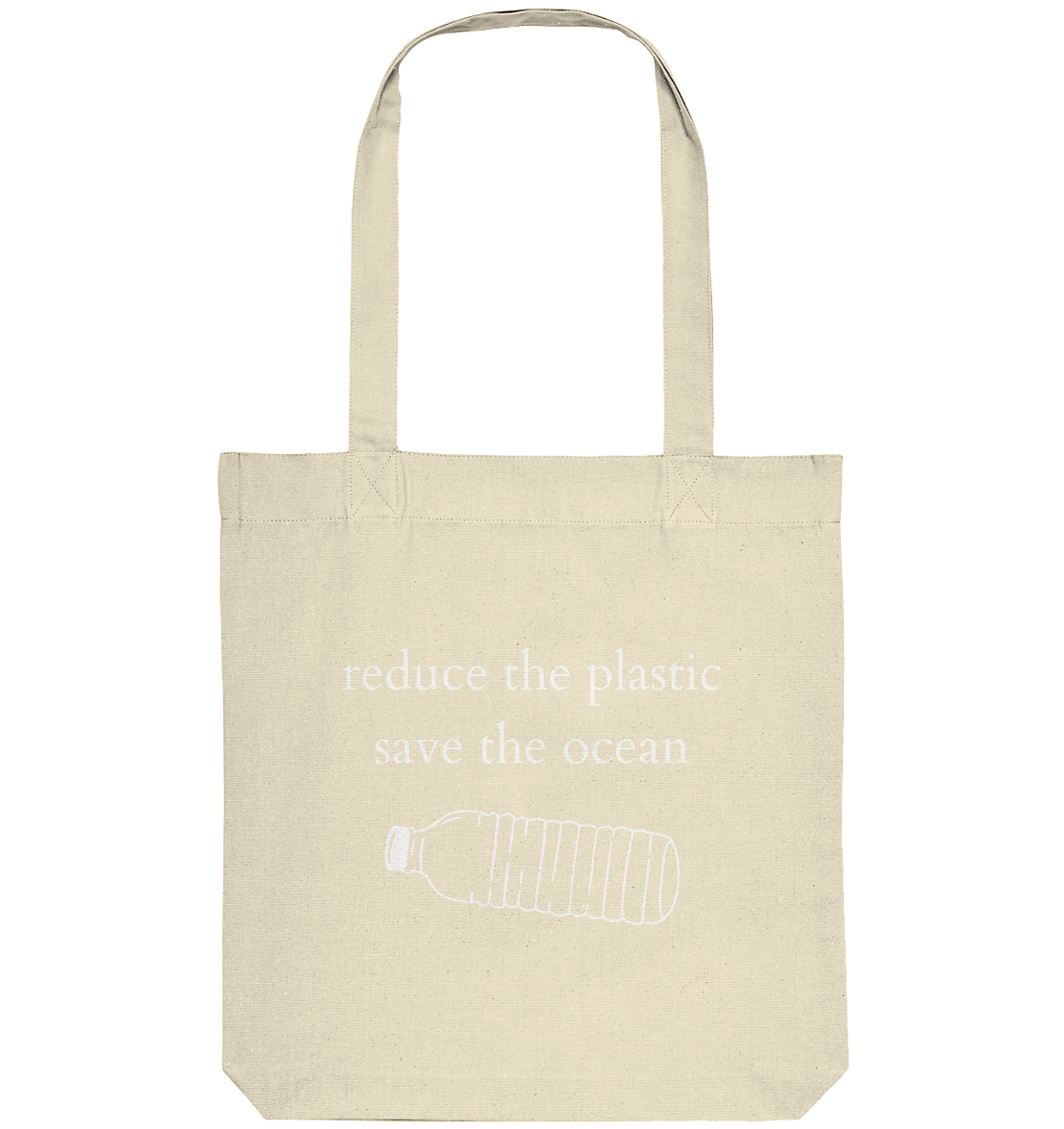 Reduce the Plastic - Save the Ocean - Organic Bag